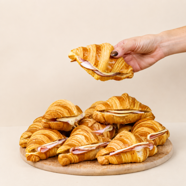 Ham & Cream Cheese Croissant (mini size) (dozen)
