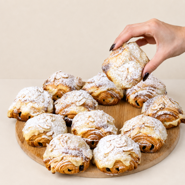 Chocolate & Almond Croissant (mini size) (dozen)